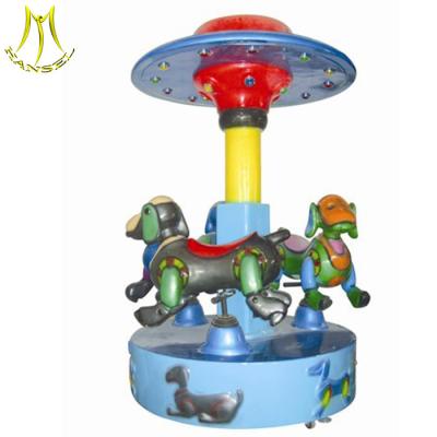 China Hansel   fiberglass carousel horse game machine carousel amusement park ride for sale