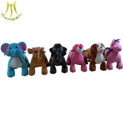 China Hansel Ride On Stuffed Animals animal scooter riding plush animal ride for sale for sale