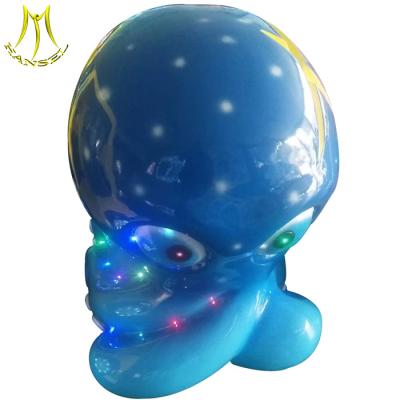 China Hansel fiber glass kids park games products coin operated kids ride on octopus for sale