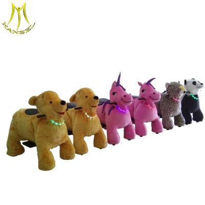 China Hansel   stuffed animal toy ride electric ride on toy elephant riding kid car for sale