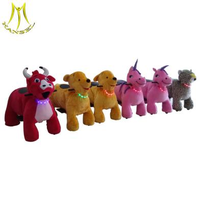 China Hansel   shopping mall walking ride on animal toy animal robot rides for sale for sale