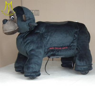 China Hansel 2018 hot-selling indoor /outdoor electrical toy non coin animal kid riding ride for sale