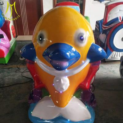 China Hansel  kids amusement rides  kids playground electric musical toy fish kiddie ride for sale