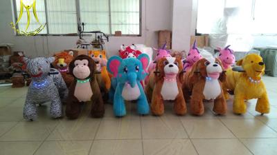 China Hansel shopping mall  walking dinosaur ride animales motorizadosanimales a bateria para centros comerciales for sale