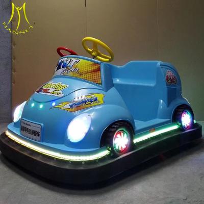 China Hansel Outdoor playground plastic children toys and battery bumper car amusement park equipment for sale