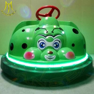 China Hansel kids plastic indoor playground kids ride on plastic electric bumper car for sale