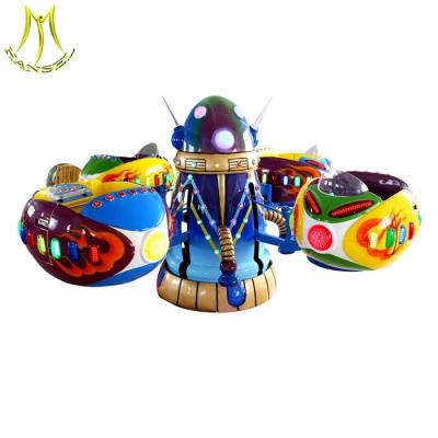 China Hansel large amusement park rides fiberglass coin operated carousel rides for sale