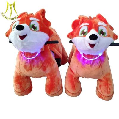 中国 Hansel large size non coin stuffed animal ride electric ride on animal toy for shopping malls 販売のため