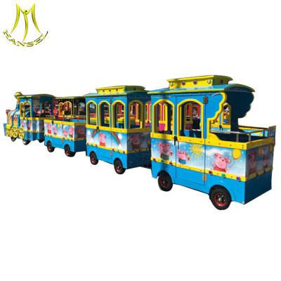 中国 Hansel outdoor battery trackless train electric for sales amusement park rides 販売のため