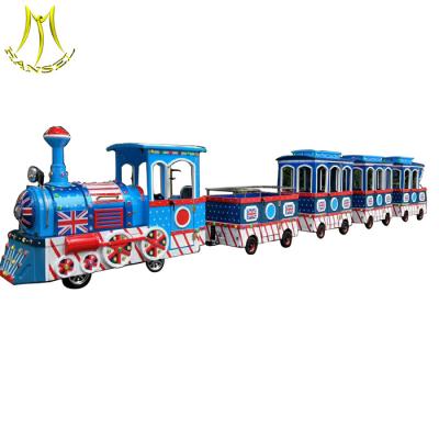 中国 Hansel  Amusement park children train rides for sale electric trackless kids train 販売のため