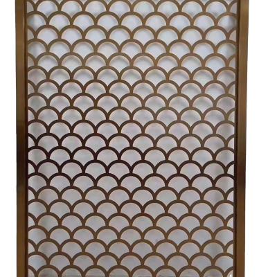 China Stainless Steel Non-Slip Metal Partitions Metal Screen Construction Interior Design for sale