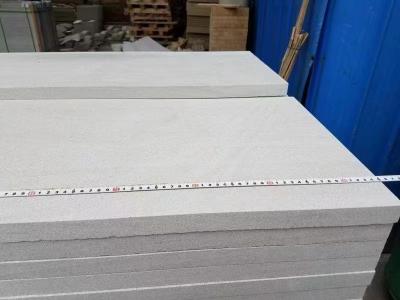 China revestimiento blanco el 100% natural 800*800m m de la pared de la piedra arenisca del 1.57in el 1.97in en venta