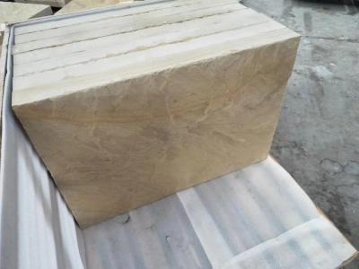 Cina l'arenaria gialla naturale di 15mm piastrella l'arenaria sabbiata di rivestimento che pavimenta le mattonelle in vendita