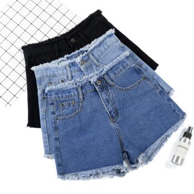 China QUICK DRY Hot-selling Ladies Summer Denim Shorts Sexy Women Short Ultra Sexy Female Denim Shorts for sale