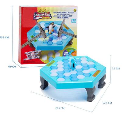 China Penguin Trap Ice breaker Game Save Penguin on Ice Block Family Toy Funny Game for sale