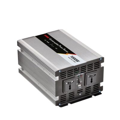 China Aluminum alloy 500w 600w 1000w 1500w 2000w 2500w 3000w power inverter with internal battery charger for sale