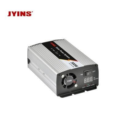 China 300W 12V DC to 110V 230V AC Inverter with Charger Controller 180x106x63mm for sale