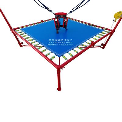 China With Protective Net Manufacturers Direct Selling Euro 4 Step Bungee Trampoline for sale