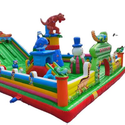 China High Quality 0.55mm PVC Tarpaulin Bouncers Plato Giant Jump Castles Inflatable Water Bounce House Slide for sale