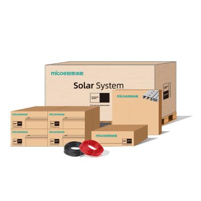 China Home Industrial Commercial Solar Power 150KW 250KW 500KW Full Hybrid High Efficiency Micoe Solar System for sale