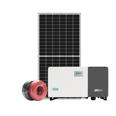 China Micoe Home Commercial Industrial Solar Power 30KW 36KW 40KW 50KW On Grid Solar System for sale