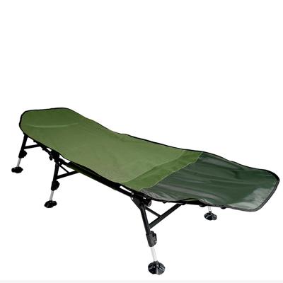 China 600D PVC Oxford factory hot sale outdoor folding chair carp fishing bedchair with legs for sale