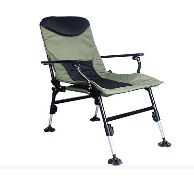 China Camping Carp Fishing Folding Chair With Steel Structure And Heavy Duty Waterproof Material 61*21*67cm for sale