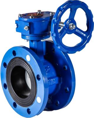 China High quality sealing performance durable using various type of ductile iron anticorrosion mounting flanged butterfly valve for sale