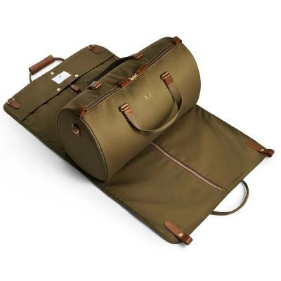 China Customized Logo Canvas Convertible Garment Duffel Bag 20 X 16 X 12 Inches en venta