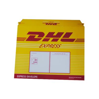 China Security Wholesale Customized Pantone Color Printing Cardboard Envelopes DHL Courier Envelopes for sale