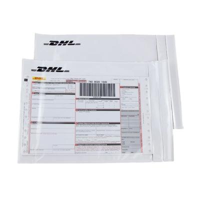 China High Quality Moisture Proof Self Adhesive Packing List Envelope Custom Printed C5 Packing List Envelope For AWB for sale