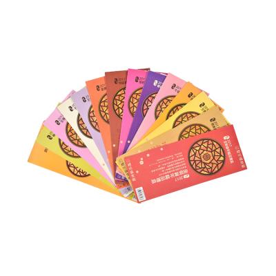 China Custom Government Food Gift Voucher Printing Tickets Paper for sale