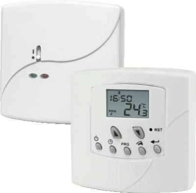 China HVAC WiFi (868MHz) RT48 RT48R Modern Smart Wireless Thermostat System Room RF Control RF Thermostat for sale