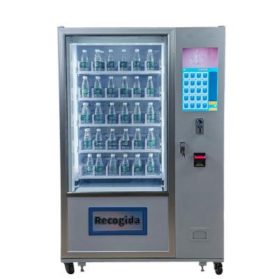 China Ice Vending Dispenser Refrigeration with lifting table automatic food and beverage wine red wine vending machine for sale