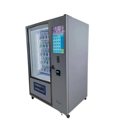 China Ice Vending Dispenser Refrigeration with lifting table automatic food and beverage wine red wine vending machine for sale