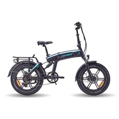 China Alloy 36v 250w/48v 500w/750w Electric Bike Battery 48v 500w Foldable Electric Bicycle 20inch Aluminum Fat for sale