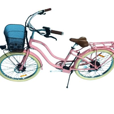 China Wholesale aluminum alloy city bike women urben road electric bicycle /lady city E bike retro for sale