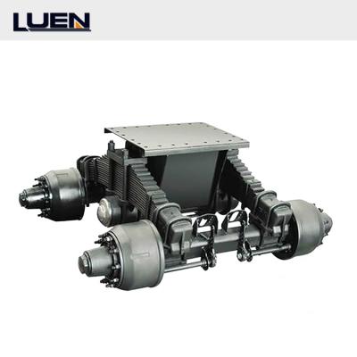 China Used German Type Of Bogie Trailer Truck LUEN Unique Suspension With German Axles for sale