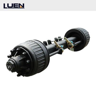 China Trailer Truck Used Luen Trailer Axle Manufacturer High Performance American Type Axle For Trailer Parts for sale