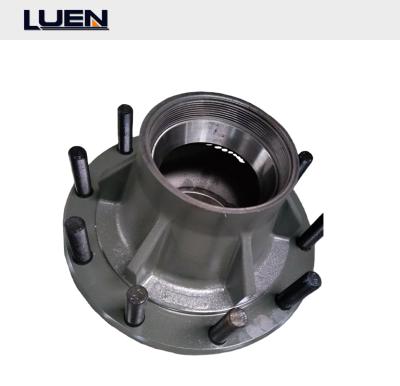 China Used Semi Trailer Truck Factory Supplier Trailer Spare Parts German Type Axle Parts Wheel Hub for sale