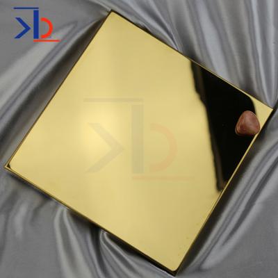 China Decoration Foshan Factory Stainless Steel Plate 304 Gold 316l Decorative Mirror Polishing Stainless Steel Sheet for sale