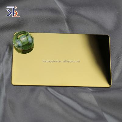 China Decoration Mirror Finish Metal Sheet Steel 316 Stainless Mirror Polished 8K Gold Colored Stainless Steel Sheets In Philippines for sale