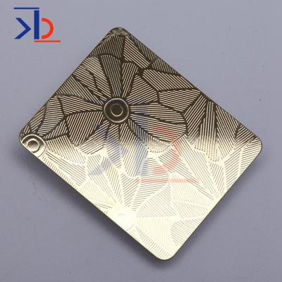 China Decoration Pattern Decorative Metal Sheet Colored Stainless Steel Sheets Embossed Metal Sheet Ti-Lite Decorative Stainless Steel Panel for sale