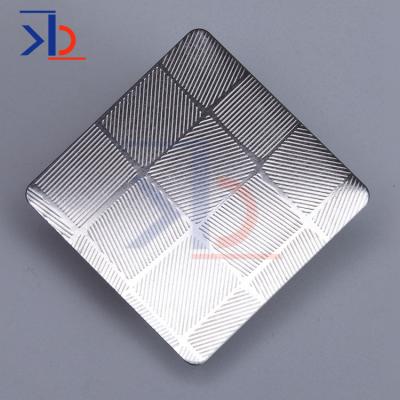 China Decoration 12x12 Stainless Steel Sheet 3mm Thickness 304 316l Embossed Stainless Steel Sheet Price for sale