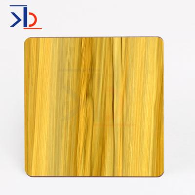 China Decorating Heat Coloring Textured Decorated Stainless Steel Plate Ss316 Wood Grain Stainless Steel Sheet for sale