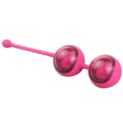 China Soft Silicone Postpartum Recovery Vagina Tightening Kegel Exercise Koro Ball for sale