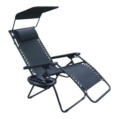 China Modern Popular Outdoor Weightlessness Patio Folding Lounge Chair Chair for sale