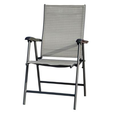 China Wholesale Price Factory Price Outdoor Metal Folding Chair Single Garden Armchair Garden Chair for sale