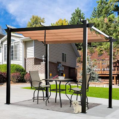 China Outdoor Retractable Awning/Garden/Patio Pergola Patio Gazebo Sunshelter Outdoor Aluminum Frame Pergola for sale