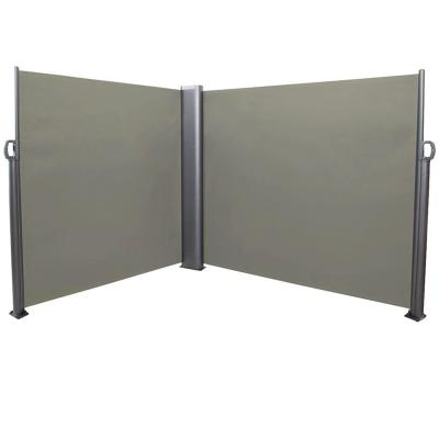 China Open And Narrow Garden Cheap Retractable Side Outdoor Balcony Tent Sun Privacy Divider Easy Folding Screen for sale